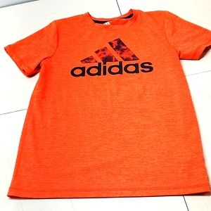 Boys Adidas Orange Silky Athletic Shirt